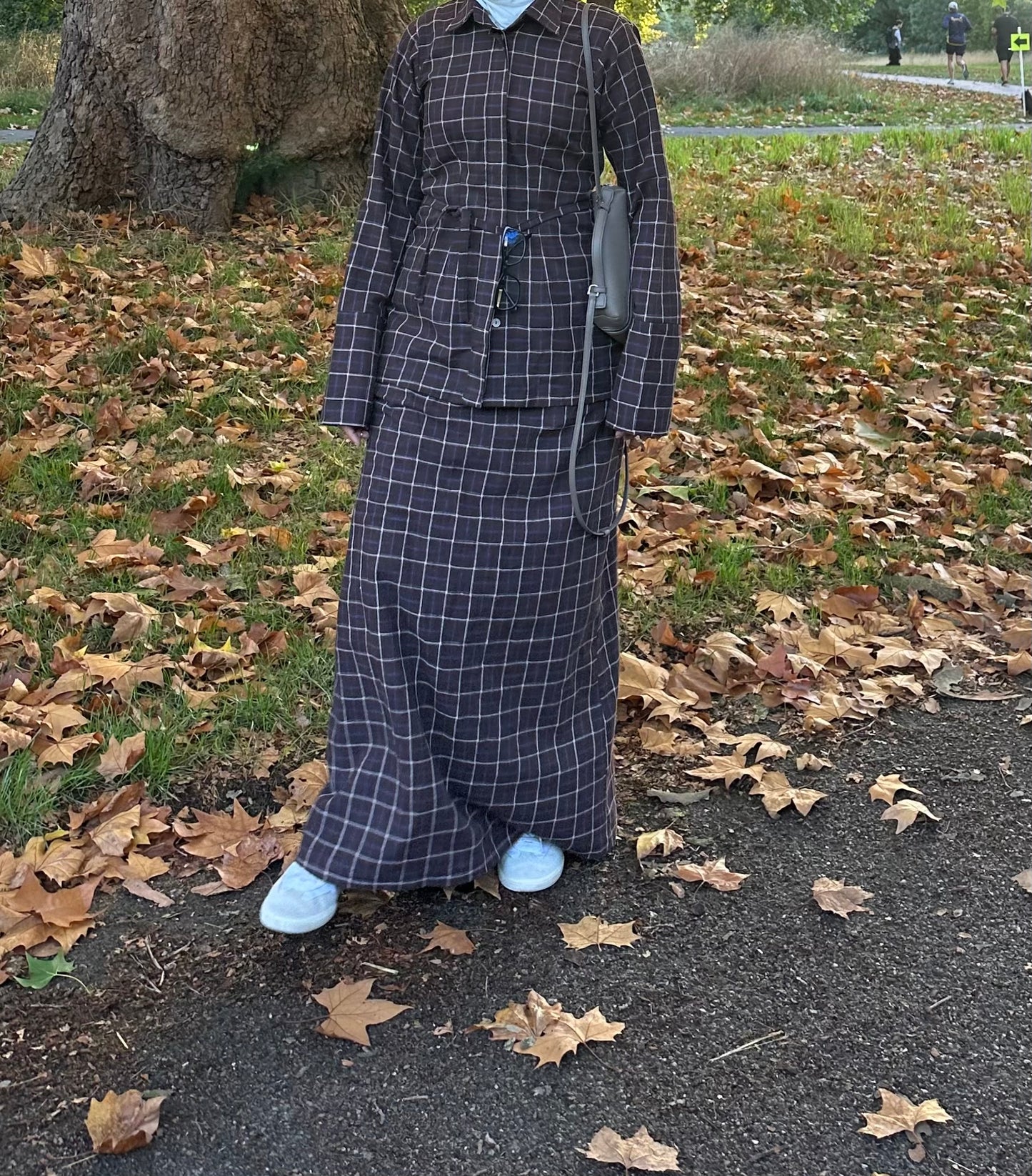 Plaid set ( Black only )