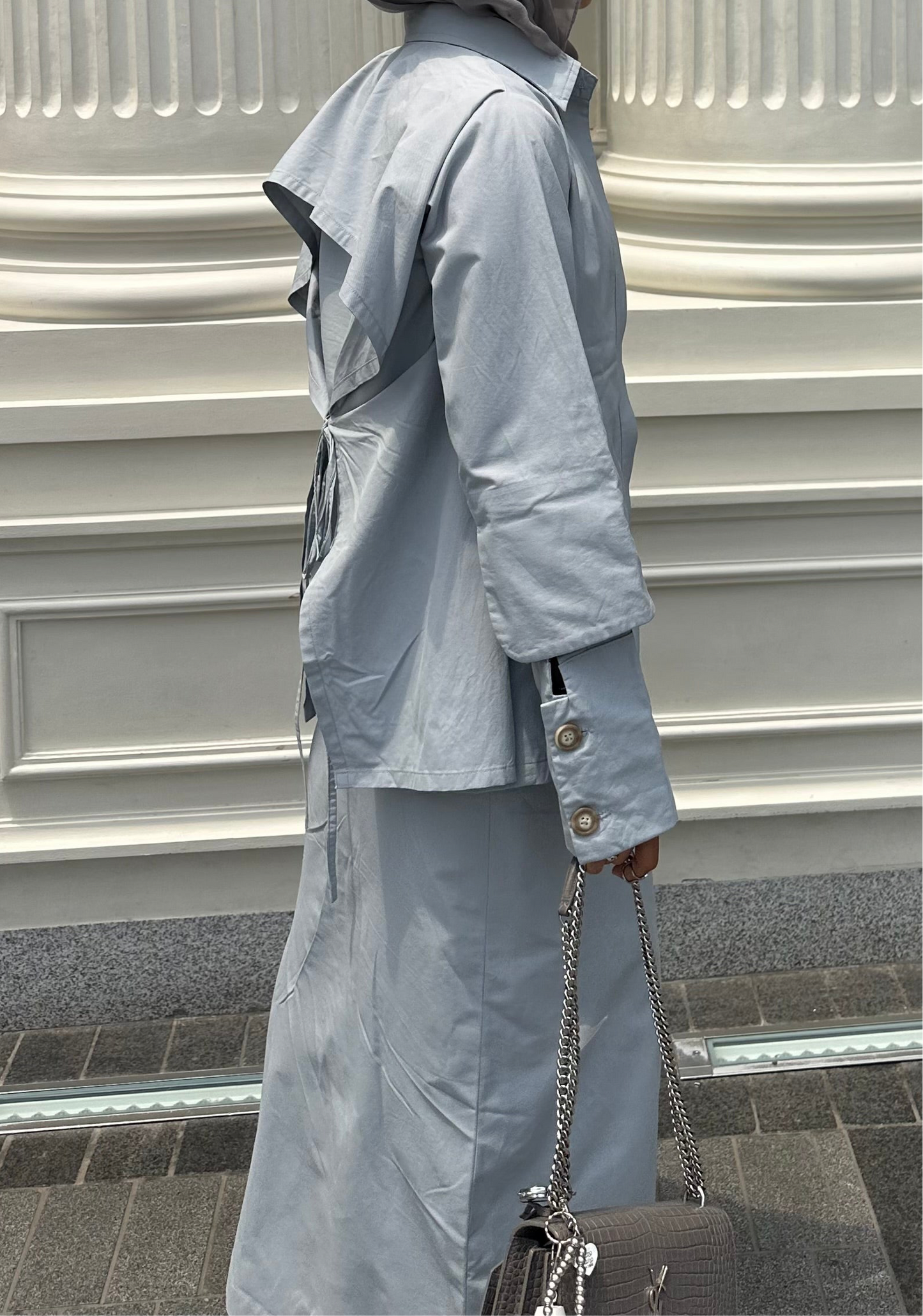 Sel( powder blue) skirt