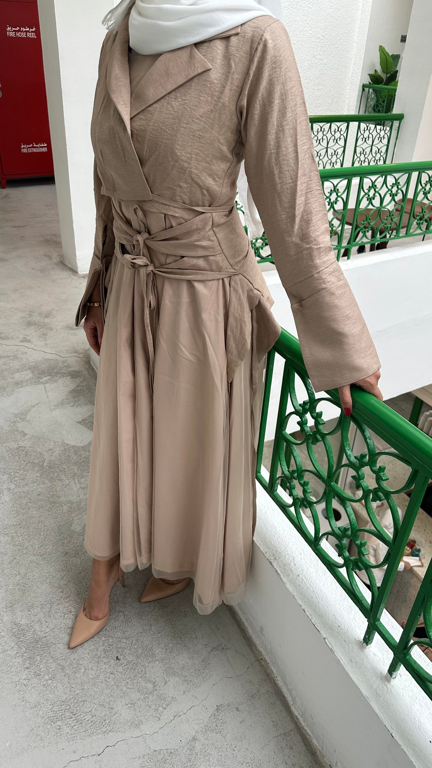 Fazam’s signature beige