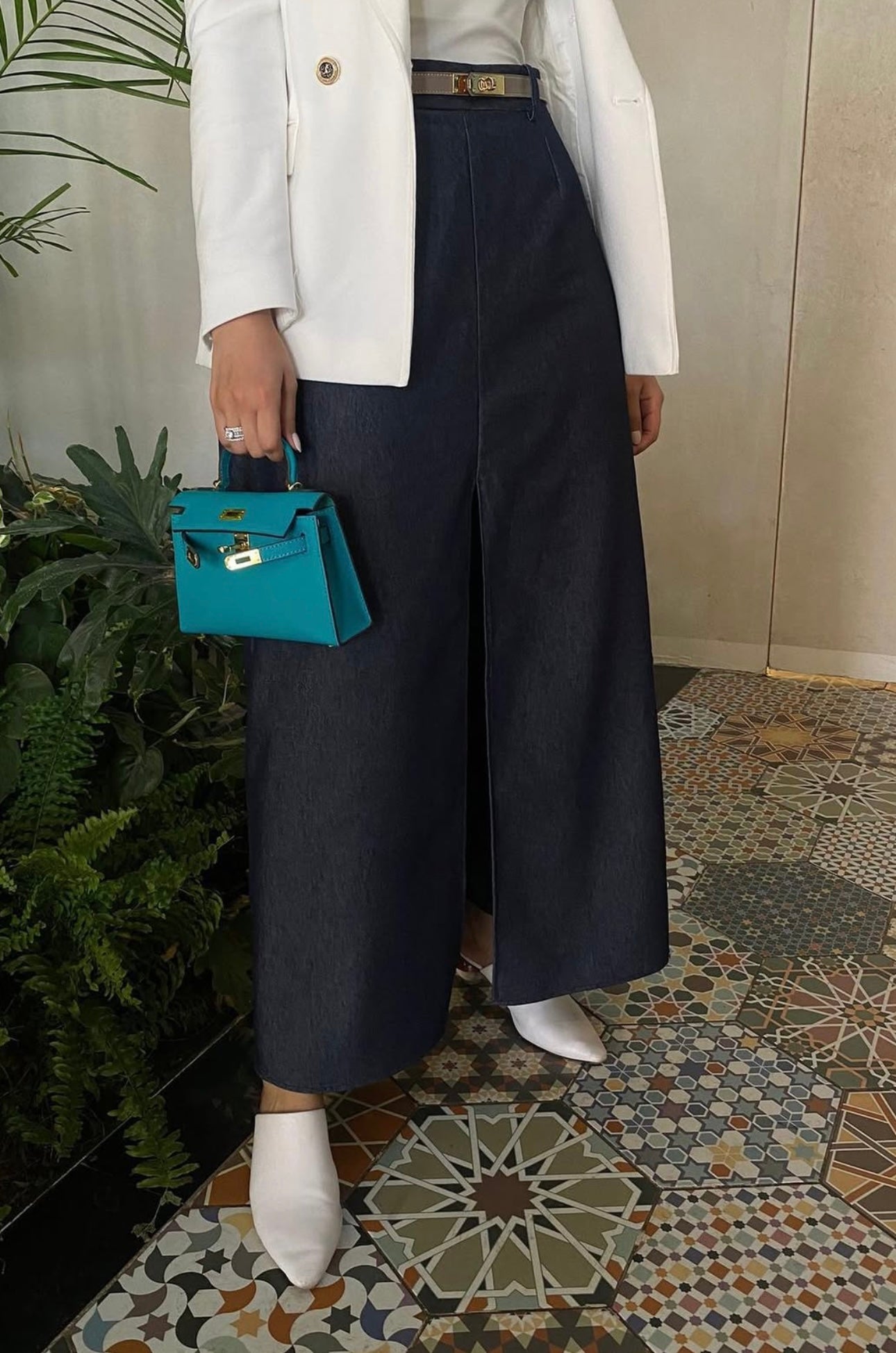 Skirted pants (Navey )