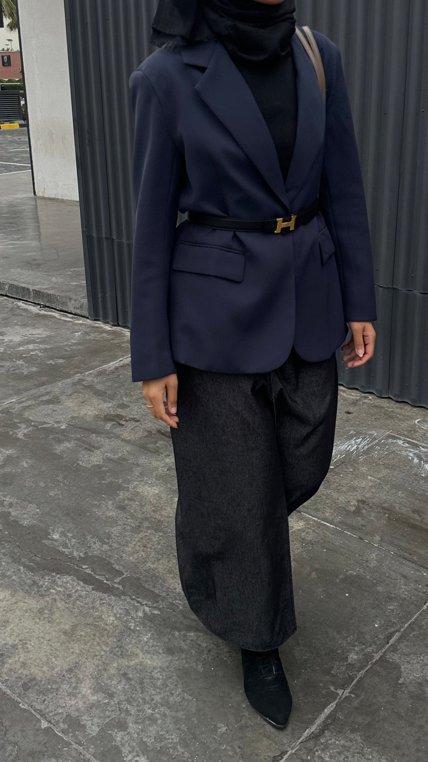 Skirted pants ( Black)