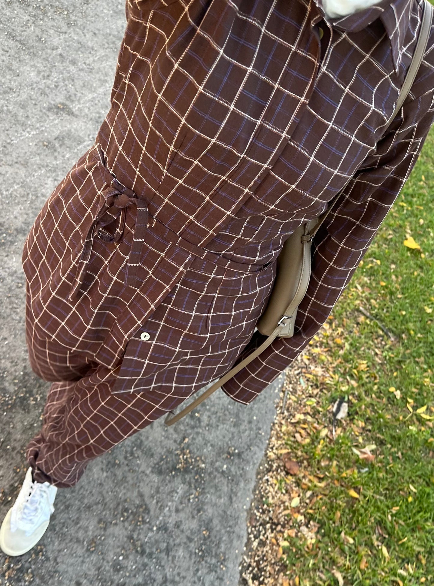 Plaid set ( Black only )