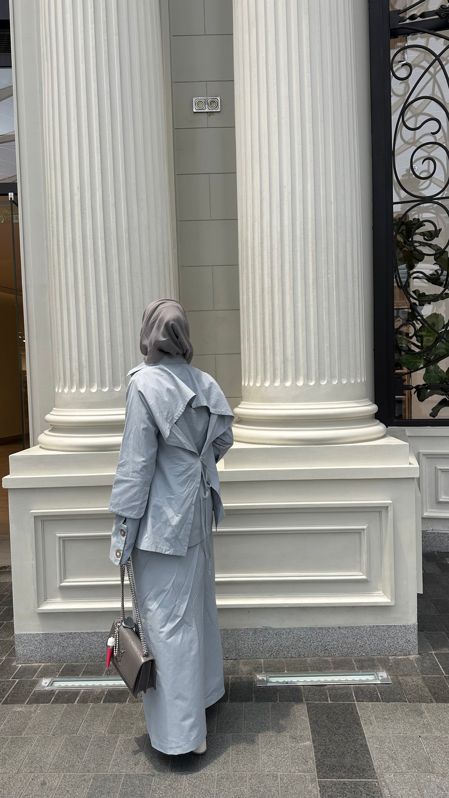Sel( powder blue) skirt