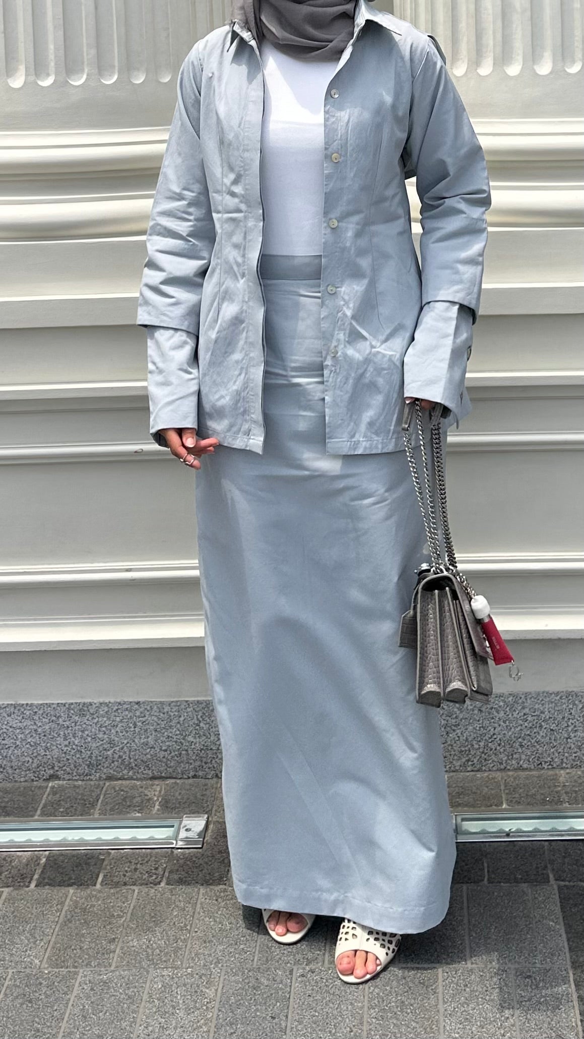Sel( powder blue) skirt