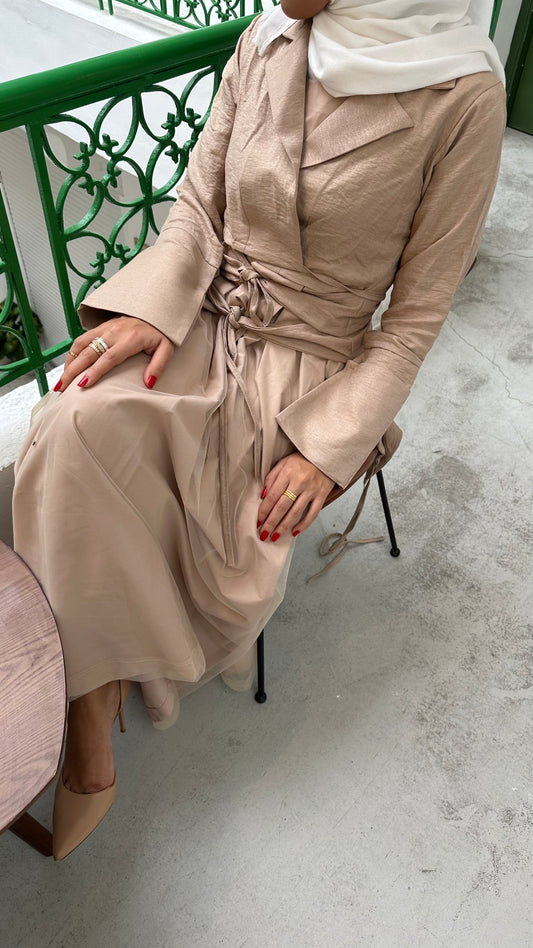 Fazam’s signature beige