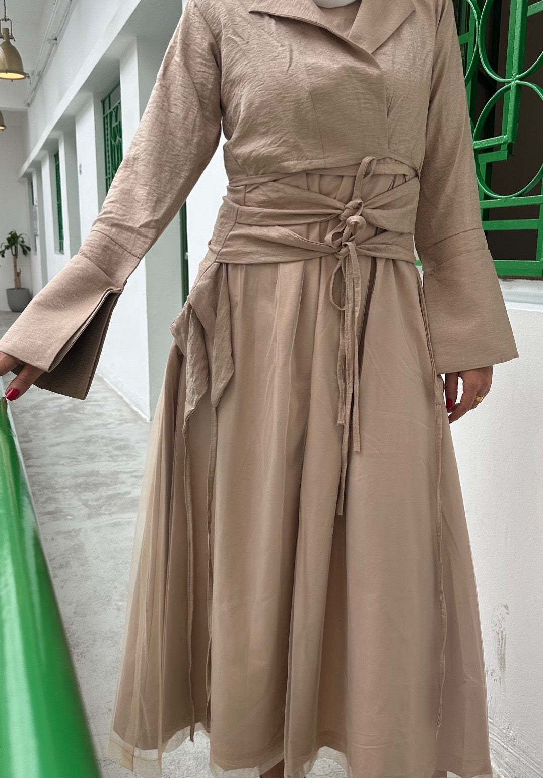 Fazam’s signature beige