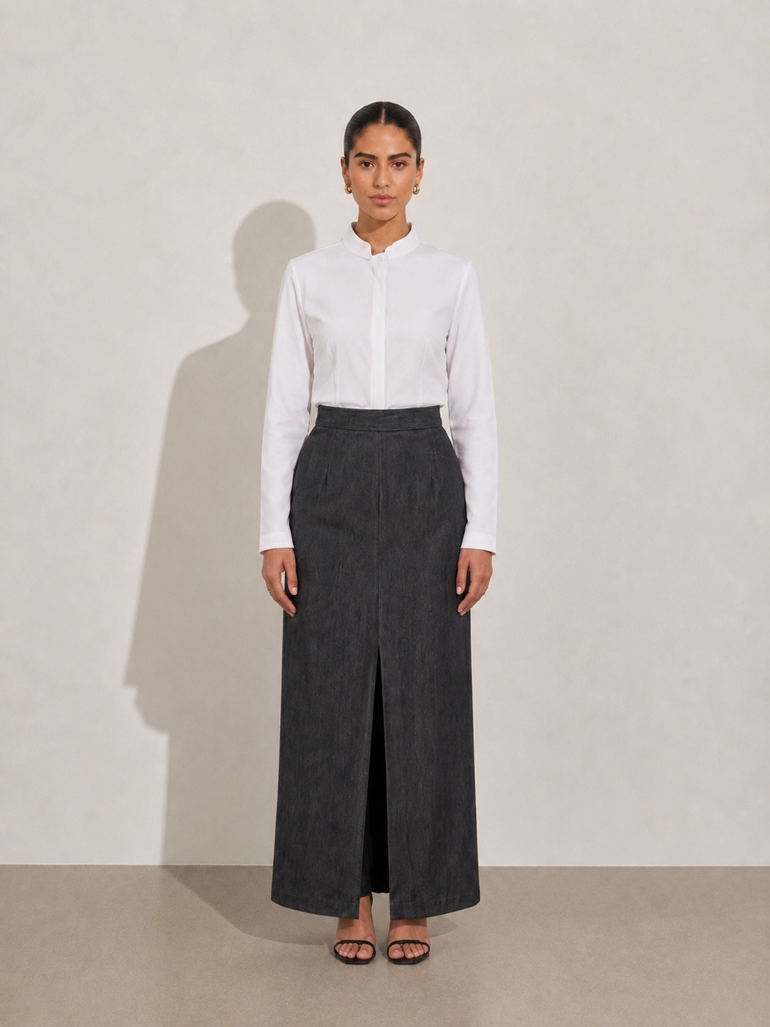 Skirted pants