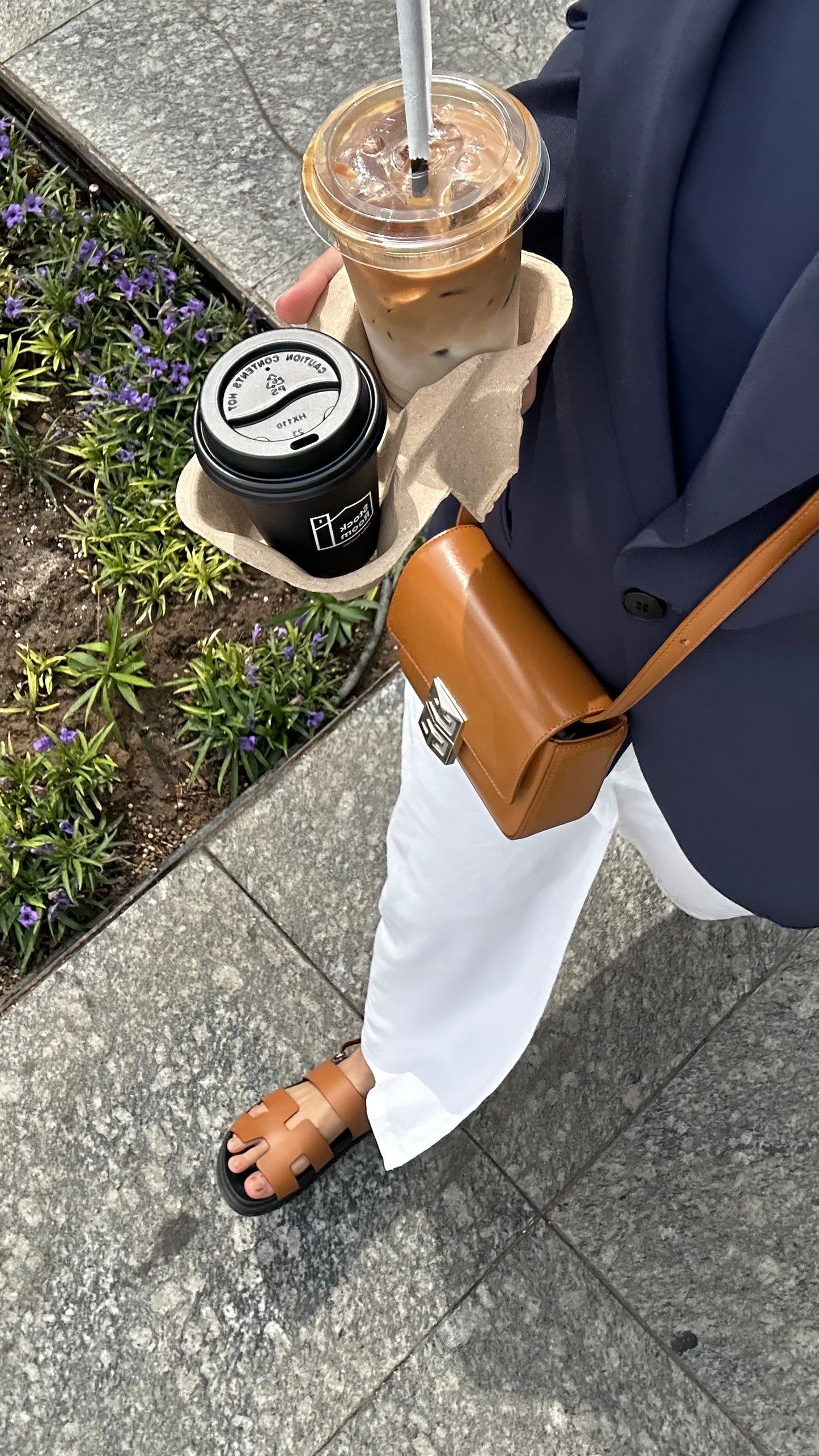 Skirted pants ( Offwhite )