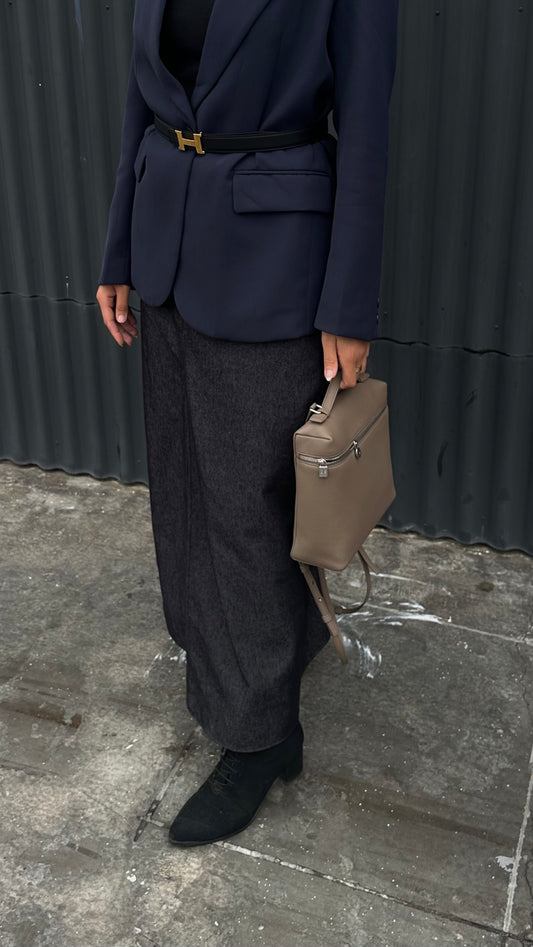 Skirted pants ( Black)